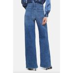 L'Agence  Alicent High Waist Wide Leg Jeans in Wilcox Blue Relaxed US 24 NWT Photo 2