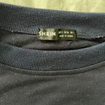 SheIn Oversized Los Angeles Colorblock Sweatshirt - Navy & Khaki Photo 1