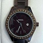 Fossil  Ladies Watch Crystal Embellishments Bronze Copper Dial and Bracelet Photo 0