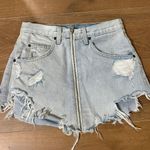 Carmar Denim Zip Up Skirt Photo 0