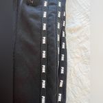PINK - Victoria's Secret EUC Victoria's Secret Pink Black Track Active
Skinny Jogger Logo Pants Size M Photo 10