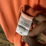 Lacausa Anthropologie  Coral Orange Kaya Sleeveless Tank Top Women's Size XS Photo 6