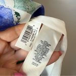 Eliza J  Twist Front Satin Gown Blue Floral 8 Photo 6