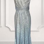 Sorella Vita Brushed Gold Sequined Gown Style 8686 Size 14 Photo 2