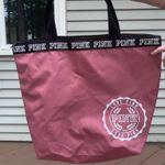 PINK - Victoria's Secret pink large shoulder bag Photo 0