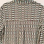 Ellen Tracy Soft Focus Shirt Dress Women's Small Aloe Multi Career Geometric NWT Photo 6