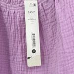 AQUA  Gauze Flutter Sleeve Top in Lilac Size Medium NWT Photo 4