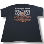 Gildan Shirt Size XL Harley Davidson Of Florida We Support Our Military Graphic Print T-Shirt Unisex Photo 4