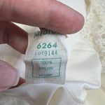 Vintage Pinehurst Sheer Overlay Nylon Nightgown Size M Ivory White Lace Midi Size M Photo 6