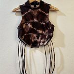 I am gia I.Am.Gia Women's Evie Tie Dye Cropped Cut- Out Tank Top Size XS Photo 2