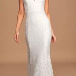 Lulus NWOT  Lace Ivory Lace Mermaid Maxi Dress Size XS Photo 0