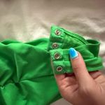 ZARA  green ruched tank bodysuit Photo 3