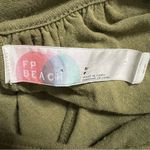 Free People FP Beach x Olive Green Megan Twisted Front Maxi Dress Size Small Photo 3