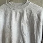 Adanola  Embroidered Logo Oversized Sweatshirt Pullover Heather Gray Size XS Photo 1