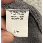 Dreamers  Cardigan Sweater Womens Small Medium Gray Open Front Lightweight Knit Photo 3