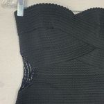 Dainty Hooligan  women's medium black lace cutout bandaid body con dress goth pun Photo 4