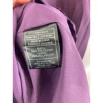 BB Dakota Edisto Pleated Trapeze Dress Keyhole Back Royal Purple size small Photo 5