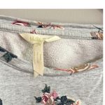 Matilda Jane  Girls Floral Sweatshirt Light Gray Roses Long Sleeve Top Photo 1