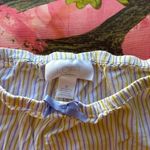 Loft y2k stripe lace trim pajama boxer shorts with purple bow Photo 8