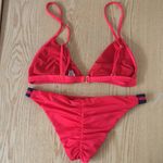 Boutique Las Vegas 2Pc Bikini Swimsuit Ruched XS/S Red Size undefined Photo 3