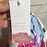 Cacique  Pink Floral Bra Lightly Lined Full Coverage Modern Collection New 38DDD Photo 5