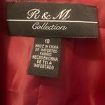 R & M Richards R & M Collection | Jacket Bling Burgundy Sequence 3/4 Sleeve size 10. Photo 4