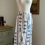 Peppermayo  Exclusive - Born For Bordeaux Linen Midi Skirt - Floral Wave  Photo 6