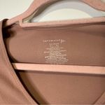 intimately free people cropped seamless long sleeve shirt size medium / large Pink Photo 1