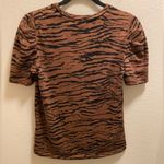 Pam & Gela  Tiger Puff-Sleeve Tee Size Medium Photo 10