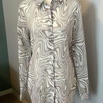 Princess Polly Hayden Shirt Beige Size 2 Photo 0