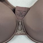 Vanity Fair Bra 42D Full Coverage Smoothing T Shirt Underwire Taupe Beige Lace Photo 2