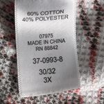 Roamans Womens Blouse Size 3x Butterfly Wing Print Waffle Knit Boho Warm Cozy Brown Photo 4