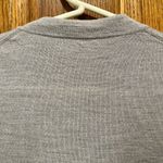 Lafayette 148 New York Gray Silk Necktie Long Sleeve Top Photo 5