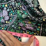 Handmade VINTAGE PARISIAN DRESS SZ SMALL FLORAL PATTERN W OLD CARS POLYESTER Photo 8