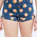 Urban Outfitters BDG Denim  SoldOut Super High Waisted Shorts button fly Orange Photo 1
