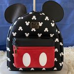 Disney NWT 's Mickey Mouse with 3D Ears and All Over Print Backpack Photo 4