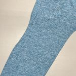 Zella Size XL Blue & White Heathered Long Sleeve Athletic Top w/ Thumbholes Photo 2