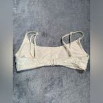 Aerie  scoop swim top medium white Photo 4
