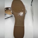 Unisa  Metallic Silver Bow Sandals 6.5 Photo 2