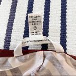 Diane Von Furstenberg  Burgundy & Ivory Silk Midi Skirt Size 8 Photo 4