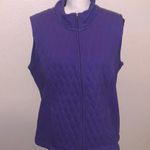 Croft & Barrow Royal Purple Lined Quilted Women's Vest Photo 0