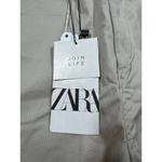 ZARA  The City Trouser Slim Fit Stretch Khaki Beige Casual Chino Pants Women's 29 Photo 5