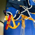 Lauren By Ralph Lauren Vintage 90s Preppy Nautical Pants Anchor Rope Flags sz 8 Photo 5