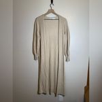 Free People  Beach Linen Blend‎ Long Line Cardigan Photo 1