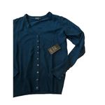 Cielo | womens green blue button down cardigan Blue Size M Photo 1