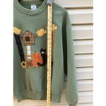 Vintage Havana VTG Crewneck Sweatshirt Fall Pumpkin Harvest  Green Size medium Made‎ In USA Photo 4