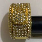 Zales 14k Gold Plated Micropave CZ Size 7 Photo 1