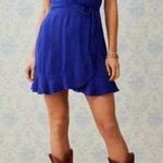 Urban Outfitters  blue mini wrap dress  Photo 1