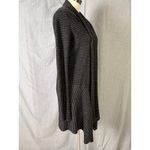 AllSaints Wool Alpaca Blend Longline Draped Cardigan Sweater Jacket M Black Size M Photo 1