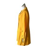 Sharagano NWT  Long Sleeve  Double Breated Coat Dress In Apricot Photo 8